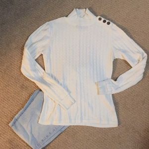 White Prana Sweater